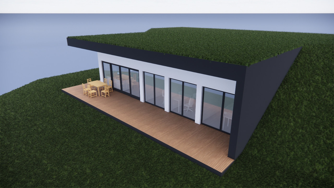 Construire Casă Garaj Semi-Îngropat - Image 3