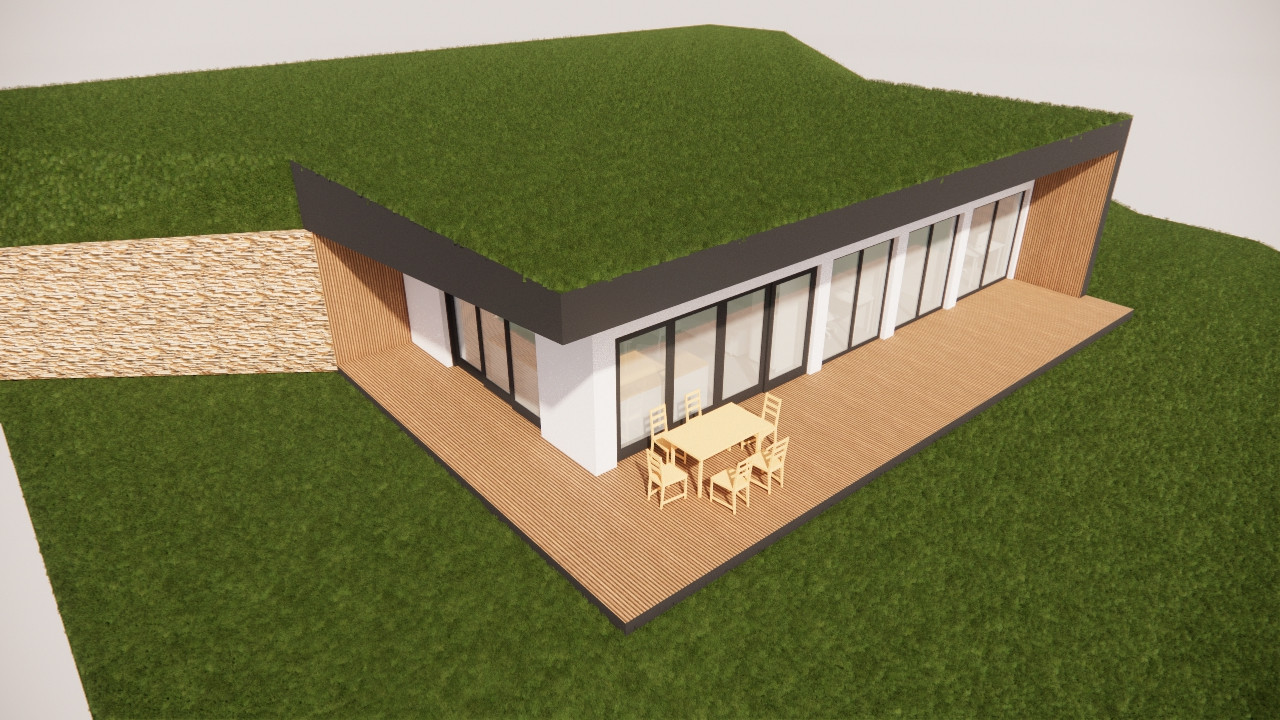Construire Casă Garaj Semi-Îngropat - Image 4